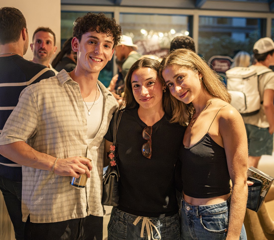 Three members together at an NYC Health Collective event